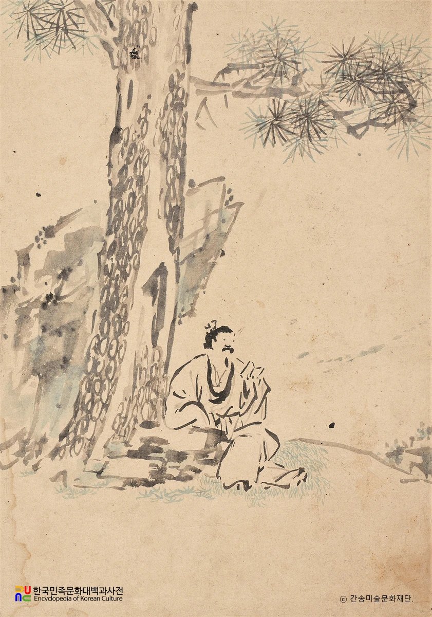 송하간서(이인상 작)