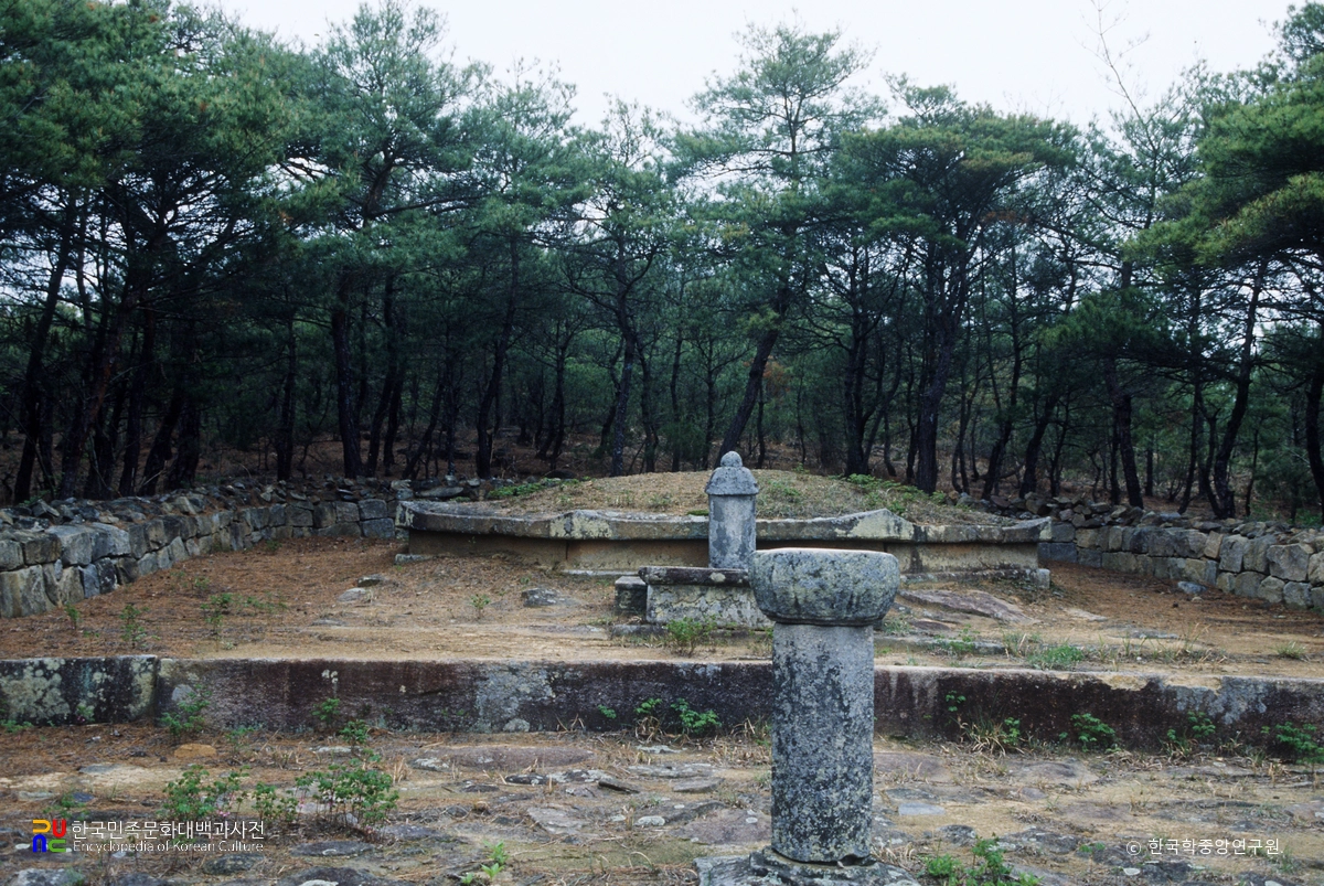 진양 효자리 조선조 팔각형 고분군