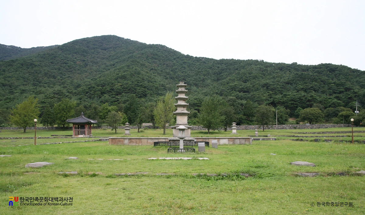 보령 성주사지 전경