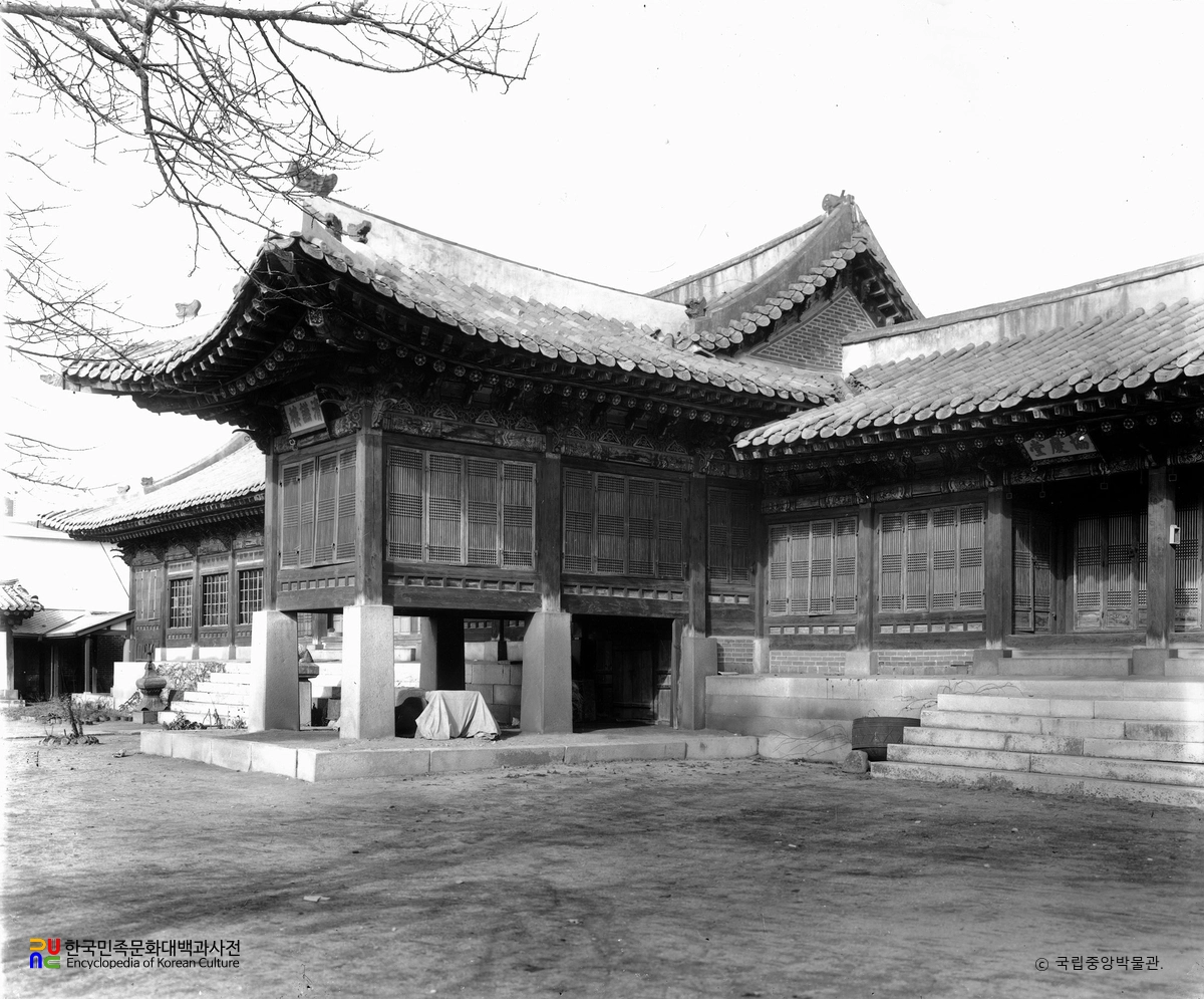 서울 경복궁 자경전 정측면