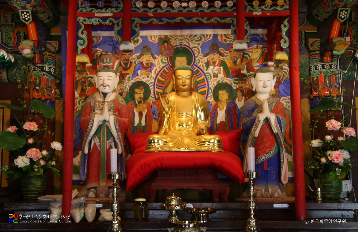 속초 신흥사 명부전 지장보살삼존상