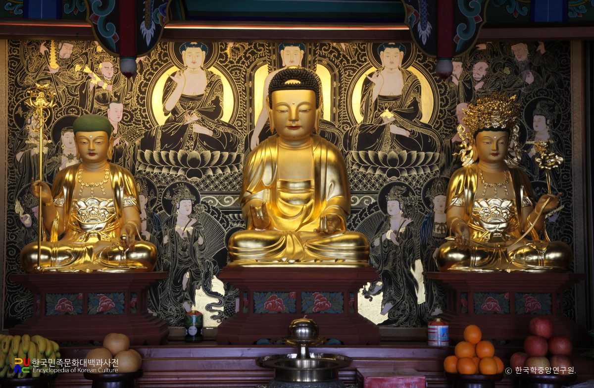 거창 심우사 목조아미타여래좌상