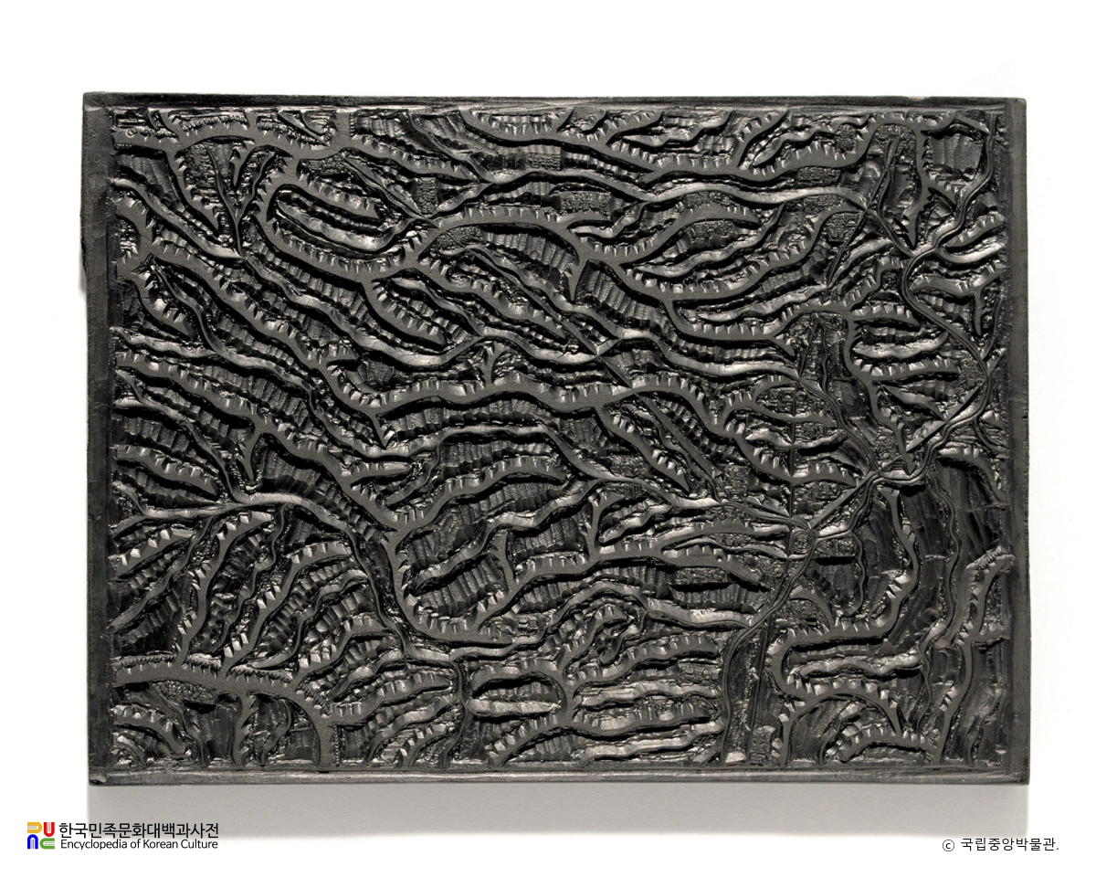 대동여지도 목판