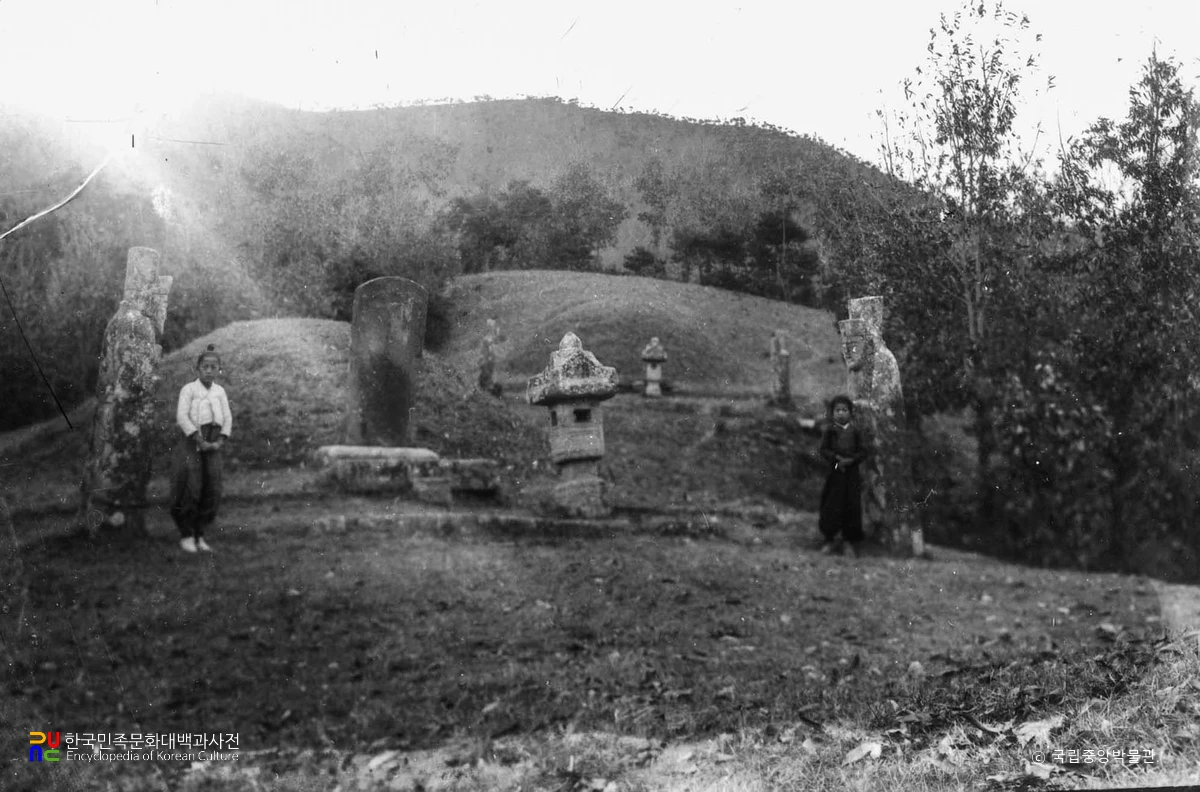 충북 괴산 정인지묘 전경