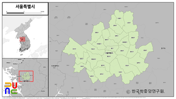 서울특별시 법정구역도