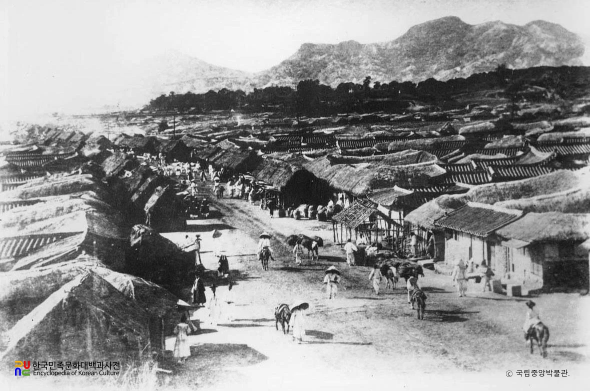 동대문에서 본 구한말 서울 시가