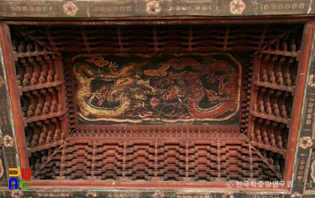 안동 봉정사 극락전 닫집