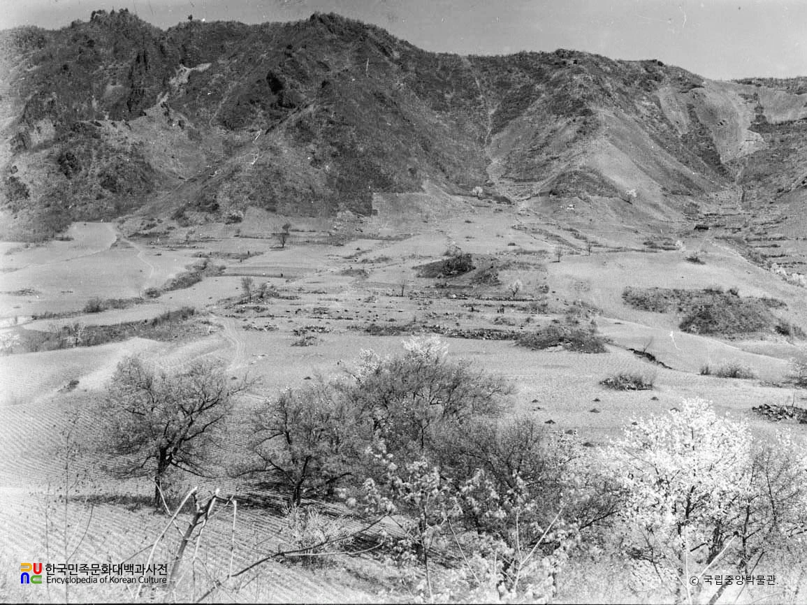 중국 길림 산성자산성 안 건물지