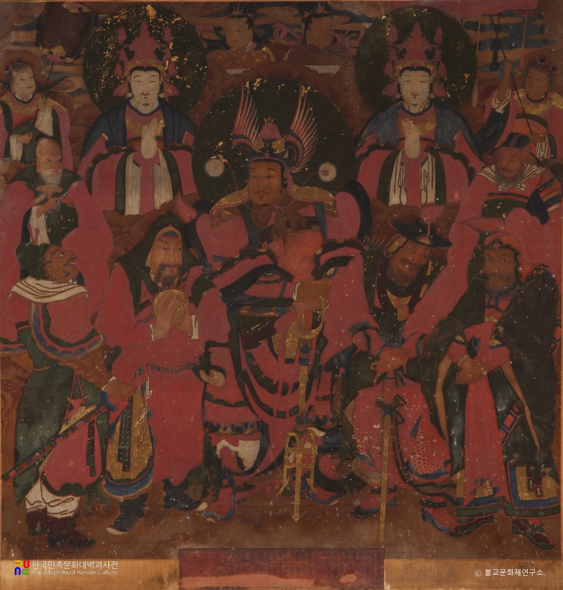 인천 능인교당 신중탱화