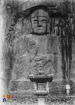 회양 묘길상암 마애여래좌상