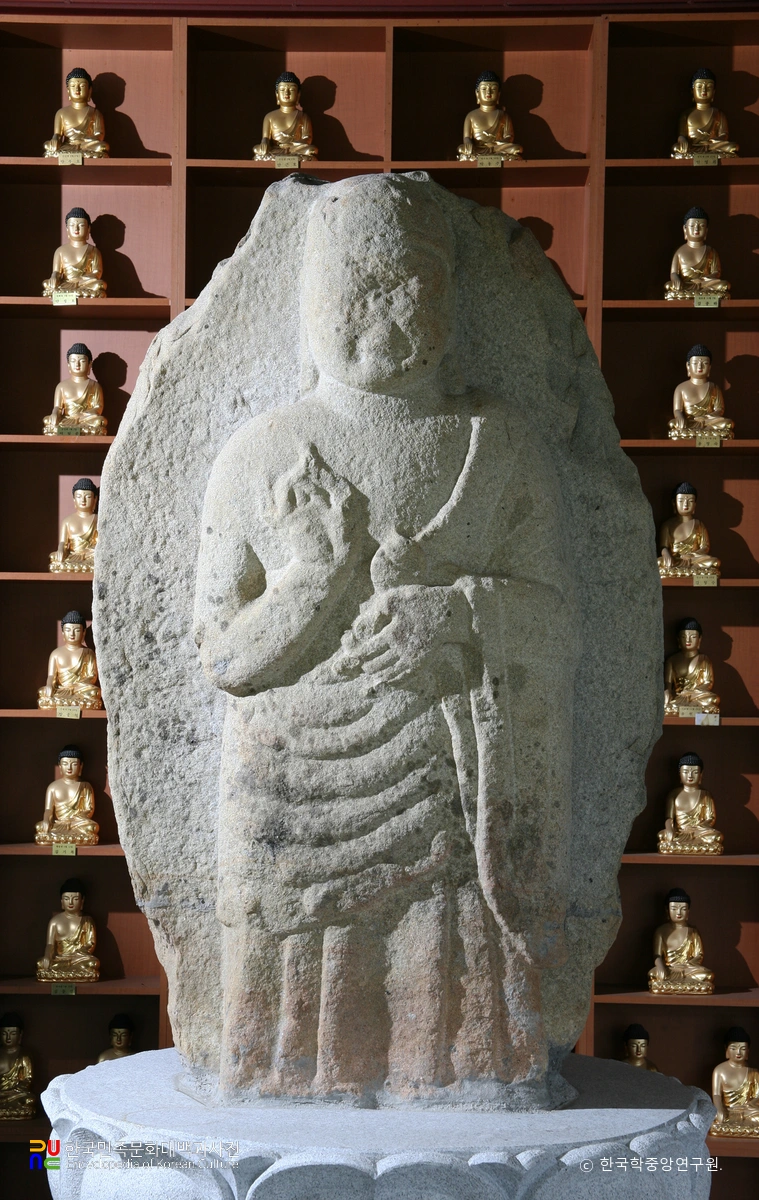 충주 용화사 석조 여래 입상