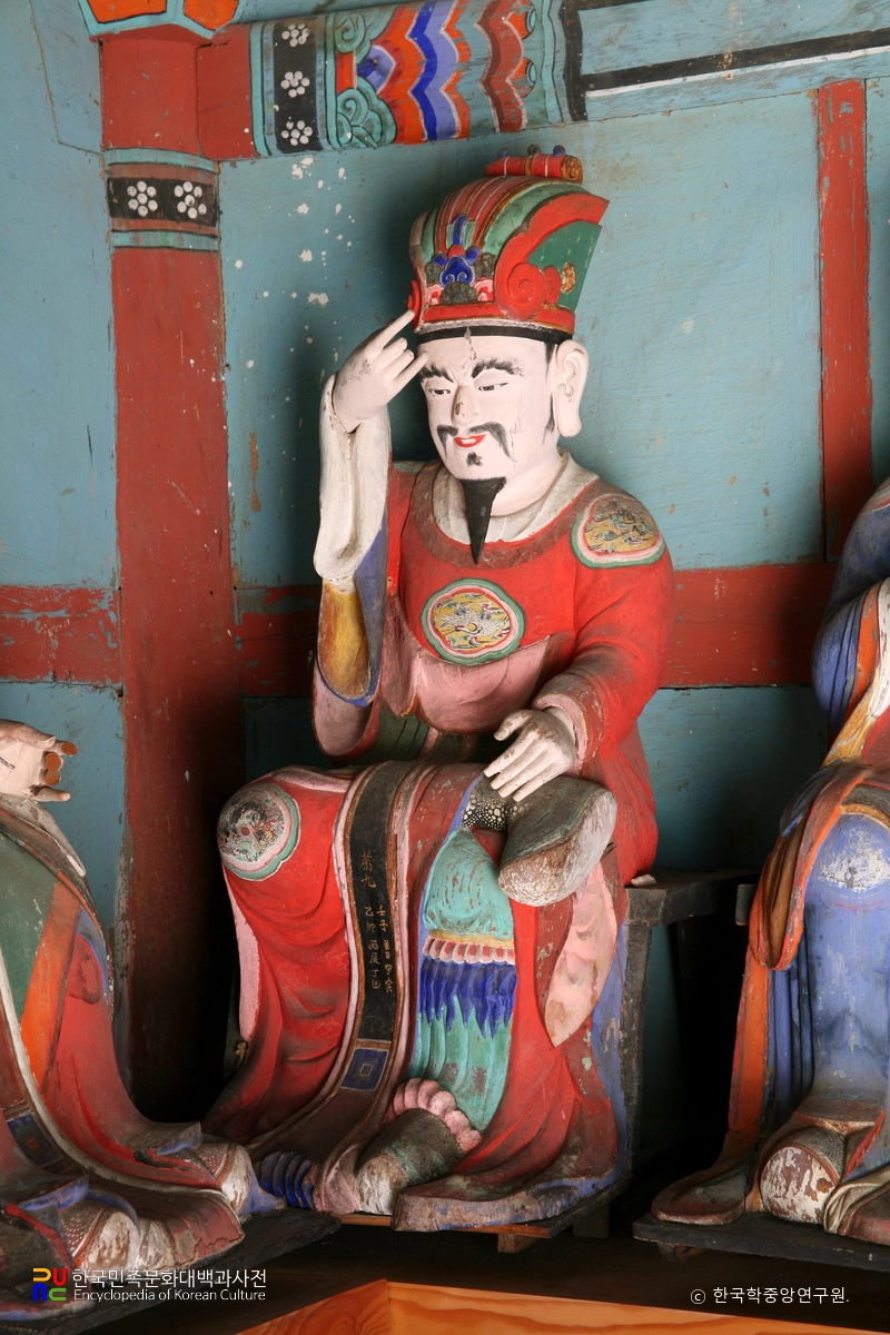 고창 문수사 목조지장보살좌상 및 시왕상