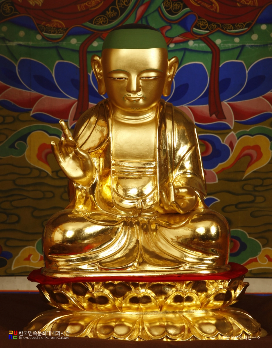 해인사 희랑대 목조 지장보살 좌상