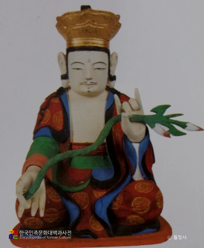 평창 상원사 영산전 석가삼존 / 미륵보살
