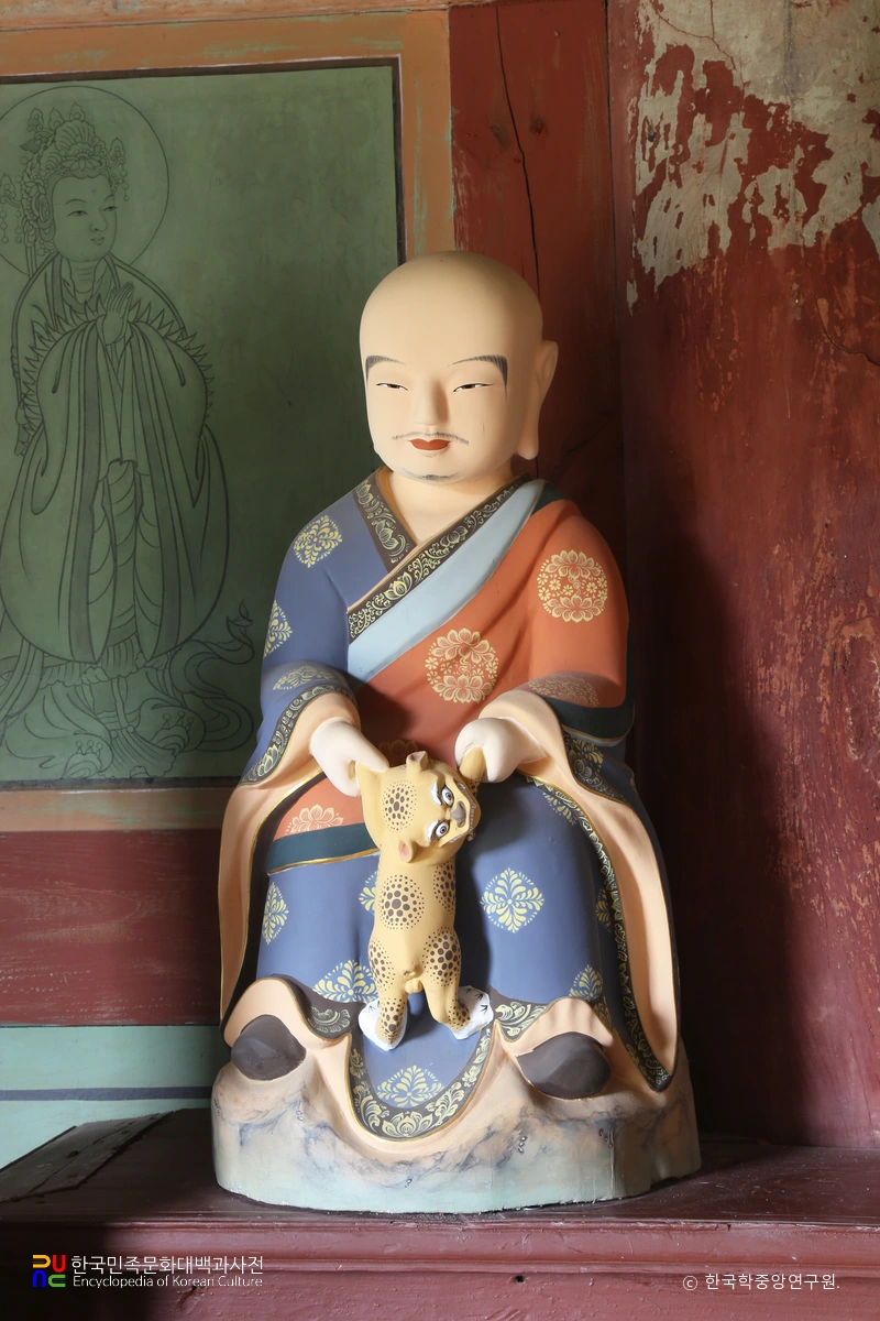 해남 미황사 십육나한상