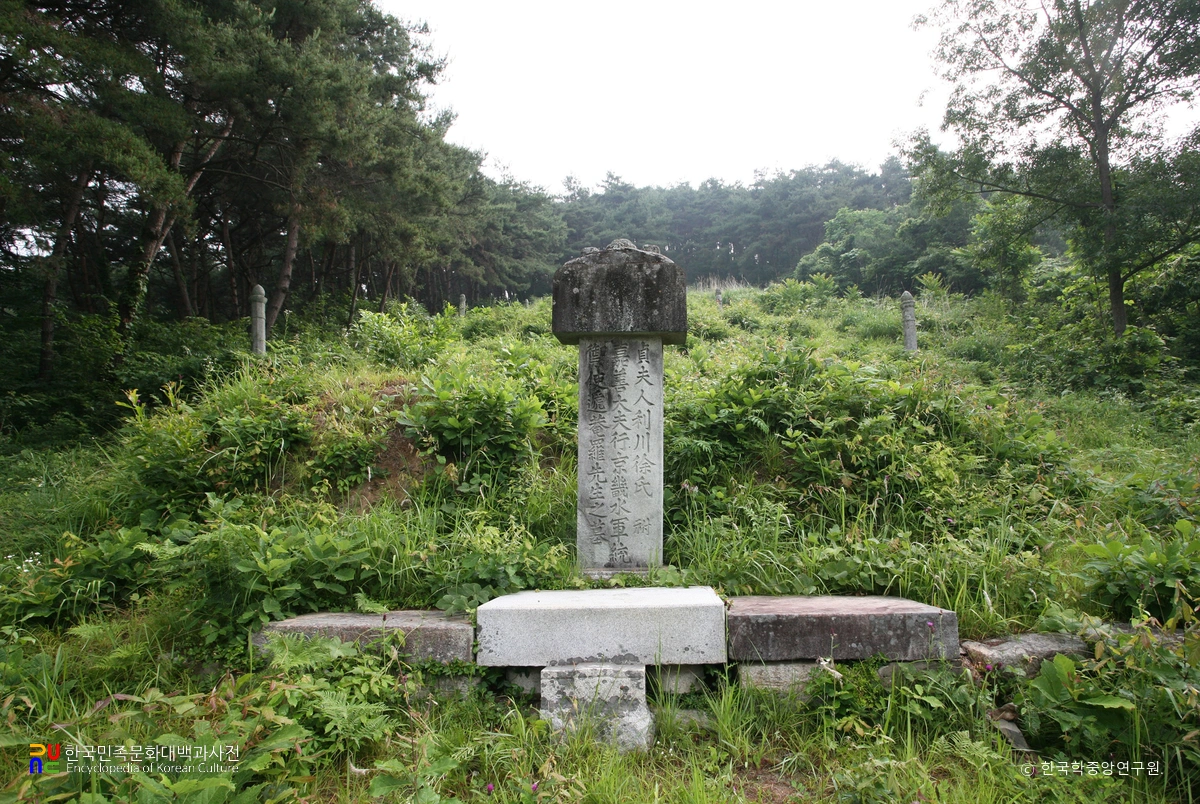 나주 나대용 생가 및 묘소 중 묘소 정면