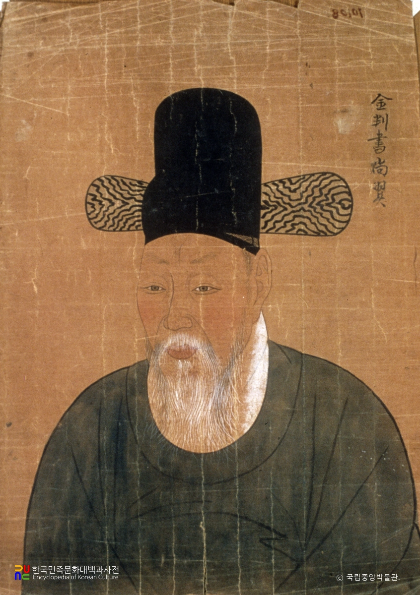 명현화상 중 김상익 초상