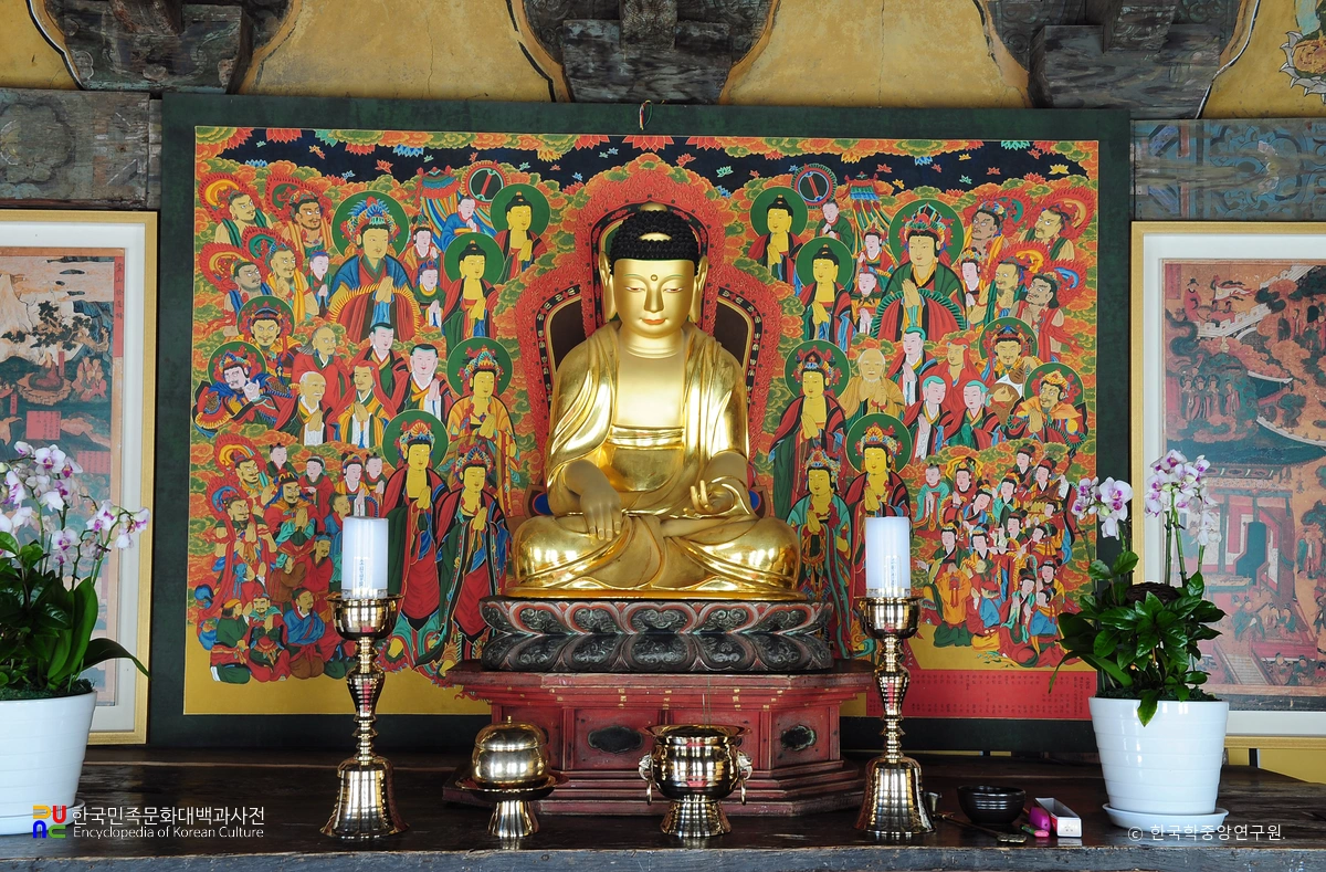 순천 송광사 영산전 목불좌상