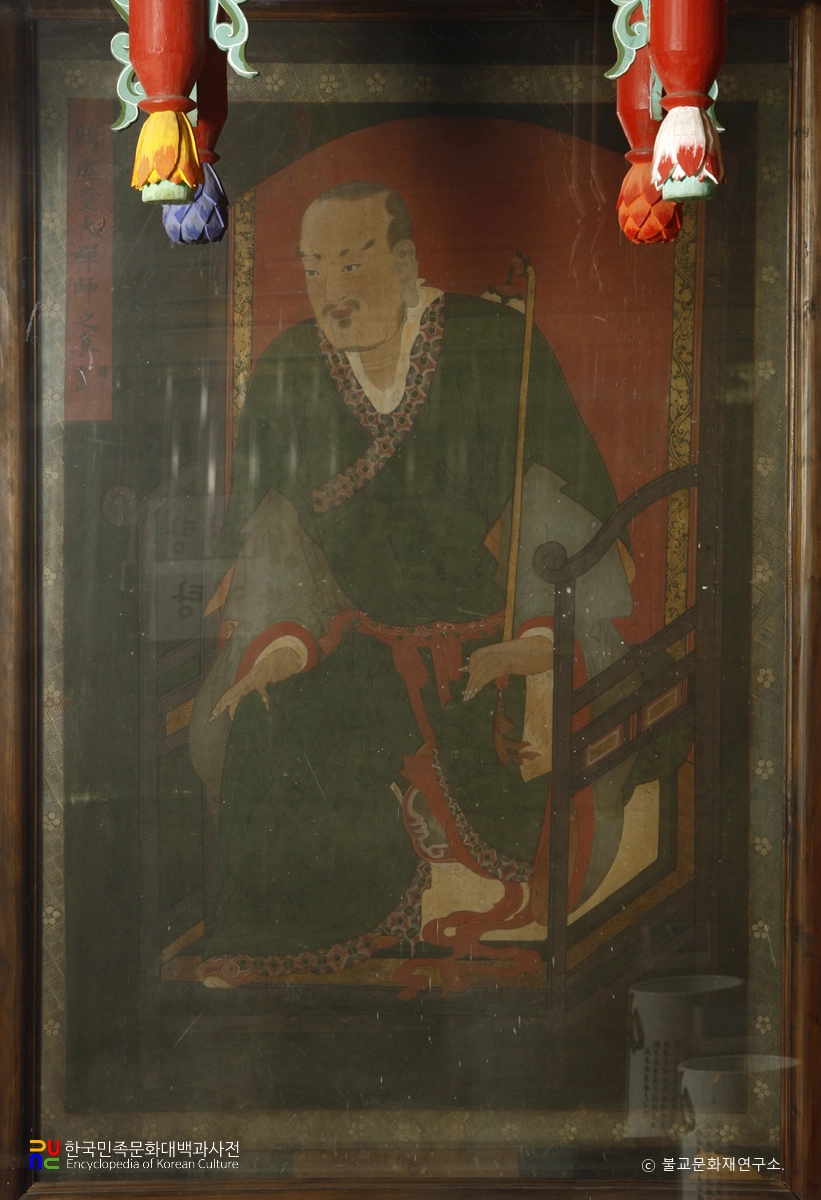 합천 해인사 홍제암 삼화상 영정