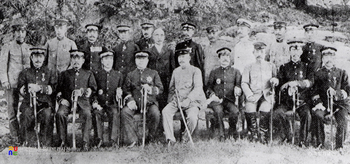 조선 강제합병 직후 조선총독부 간부들