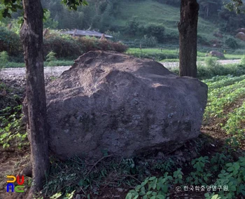 의령 석곡리 지석묘군 전경