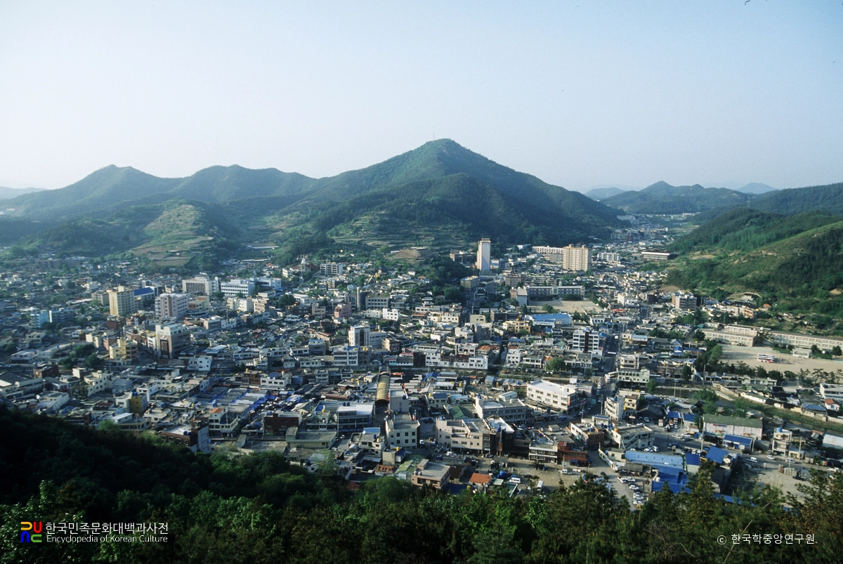 고흥읍 전경