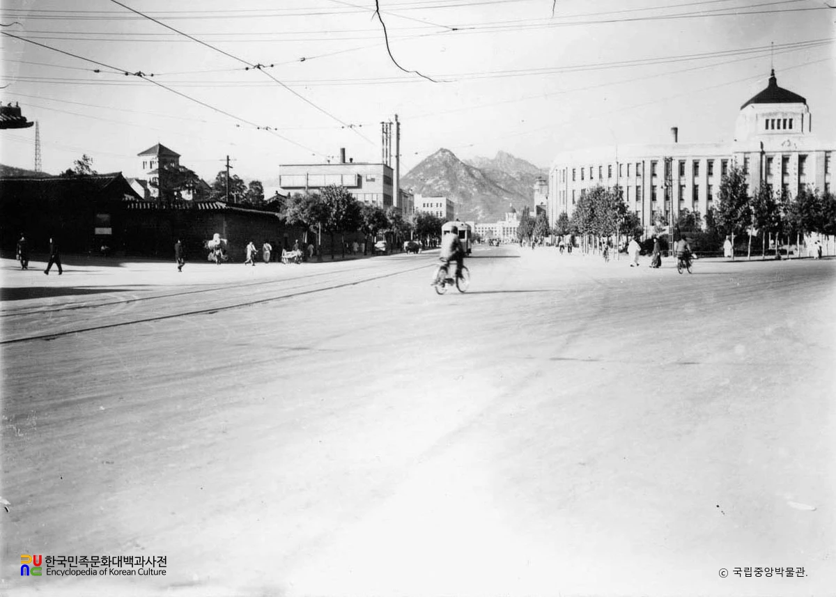 서울 시청 앞 시가