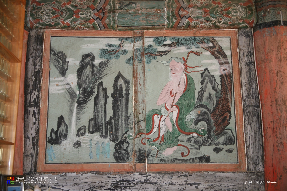 공주 마곡사 대광보전 내부 벽화