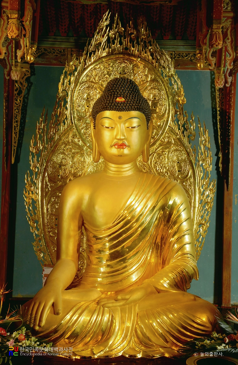 영주 부석사 소조 여래 좌상