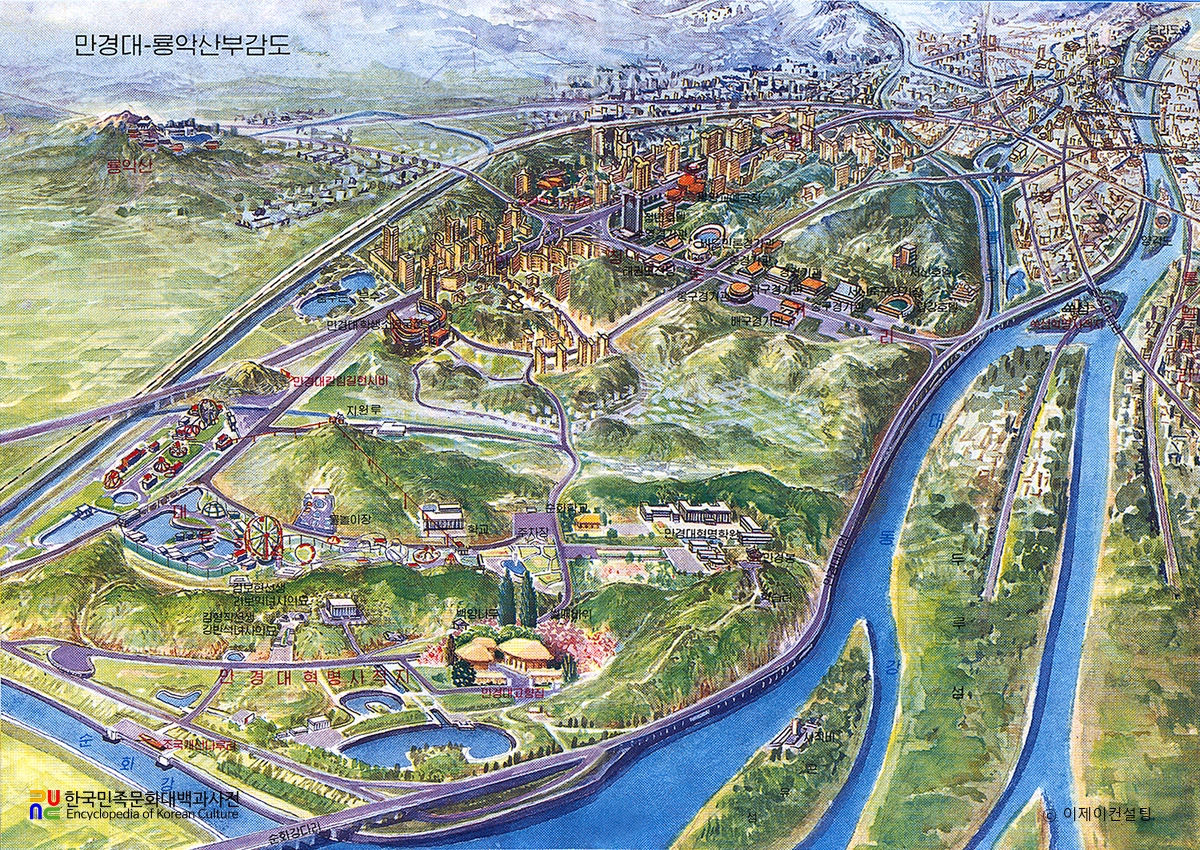 만경대구역/용악산부감도