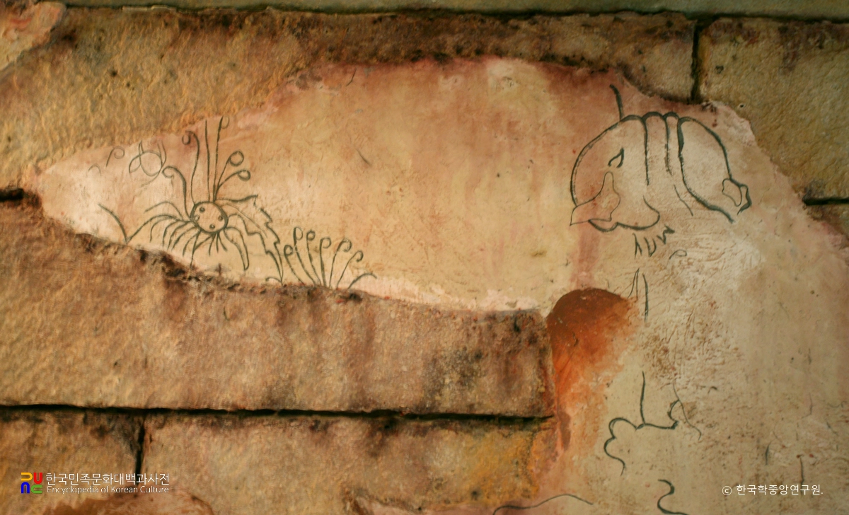 영주 순흥 벽화 고분 남벽