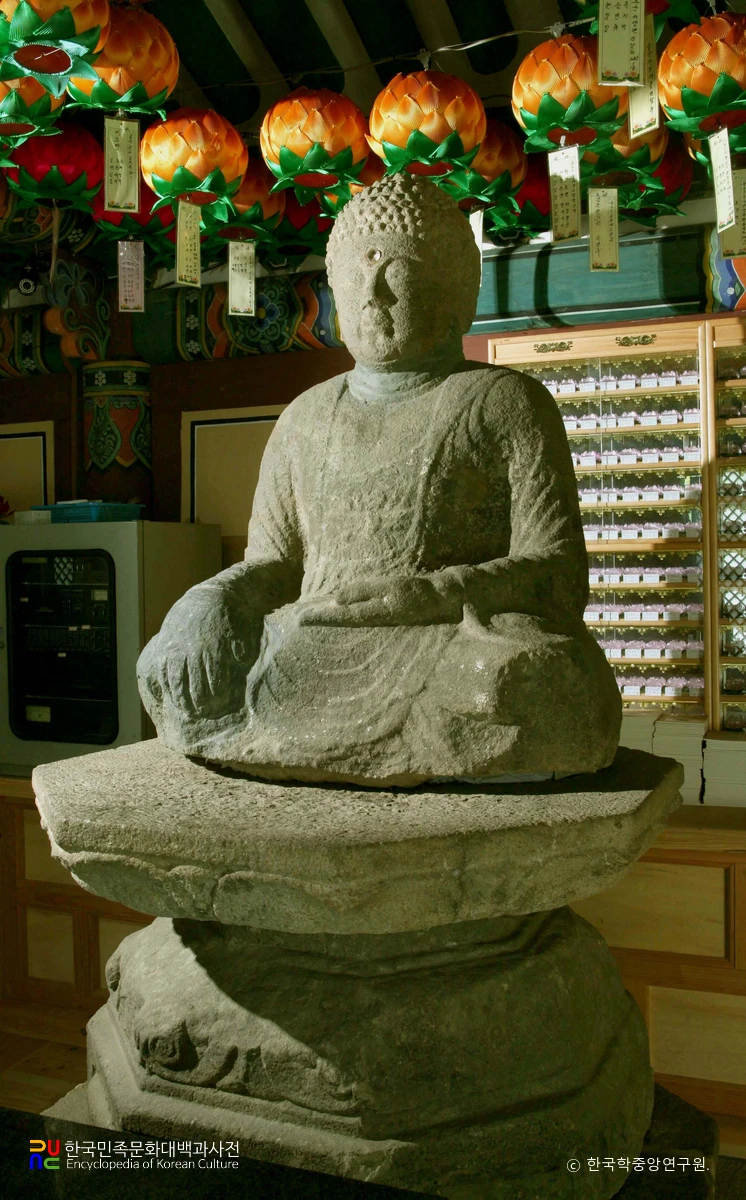 울산 간월사지 석조여래좌상