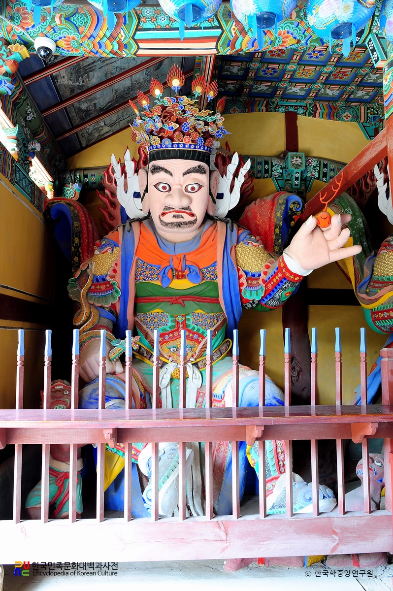 장성 백양사 사천왕상