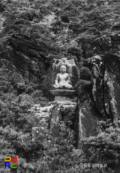경주 남산 삼릉계 석조여래좌상