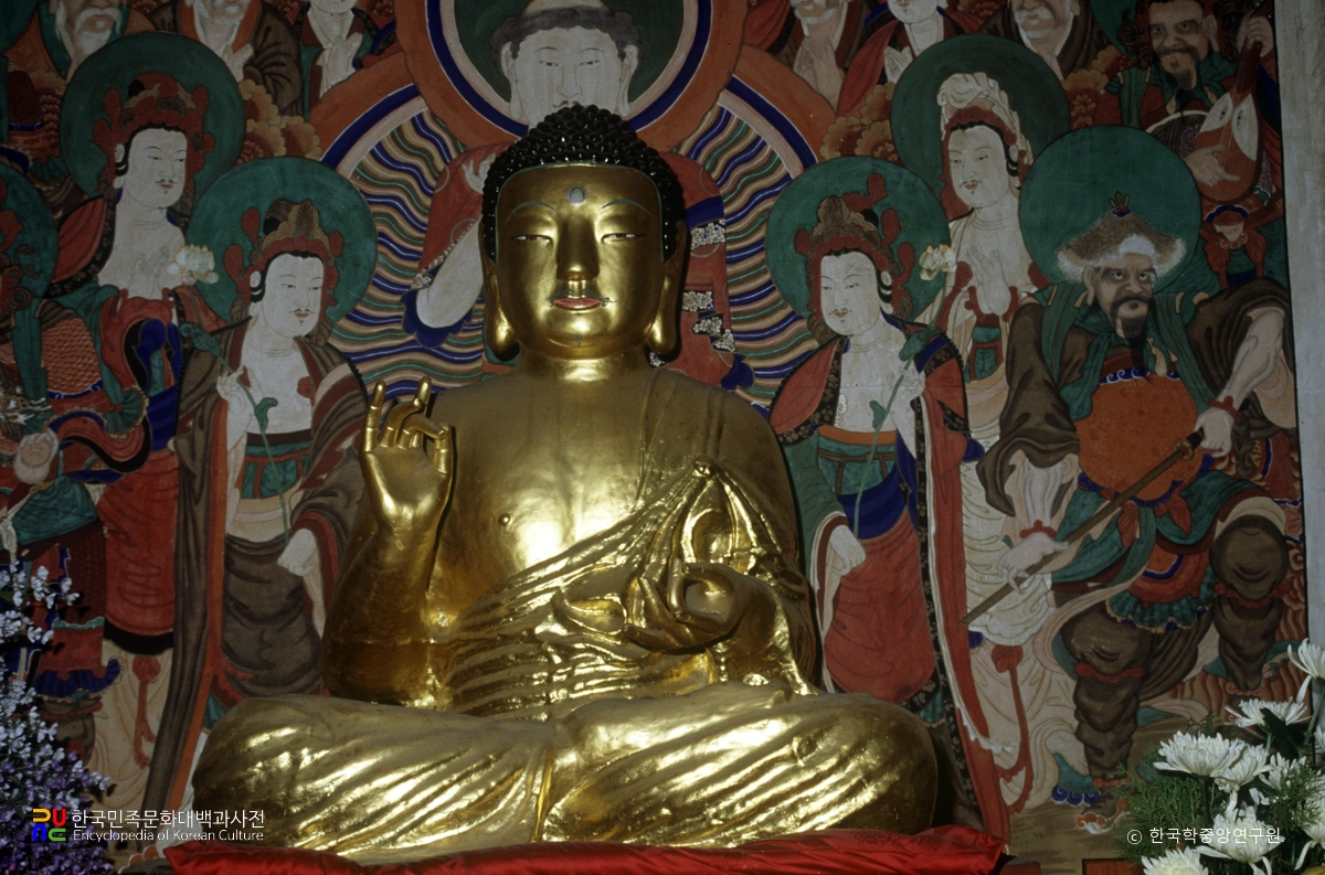 남원 대복사 철불 좌상