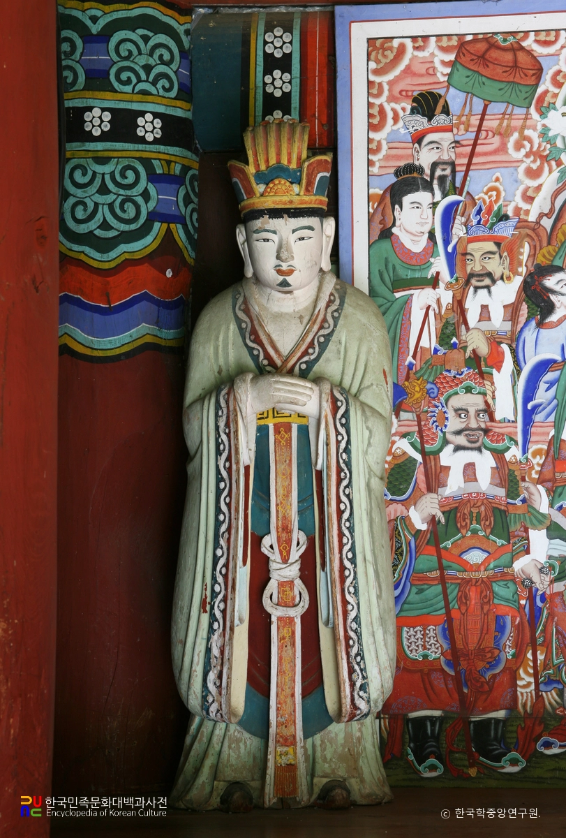 봉화 청량사 목조지장보살삼존상 / 무독귀왕상