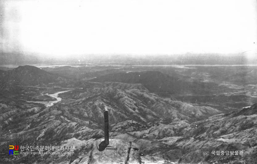 서울 북한산 비봉 신라진흥왕순수비지 전경