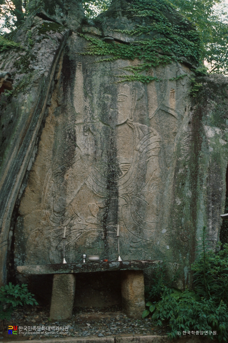 양산 통도사 자장암 마애불