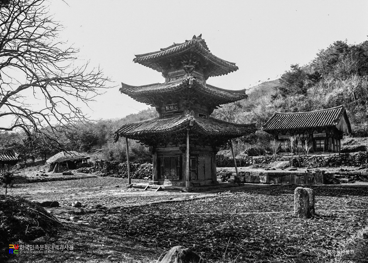 화순 쌍봉사 대웅전과 금당지