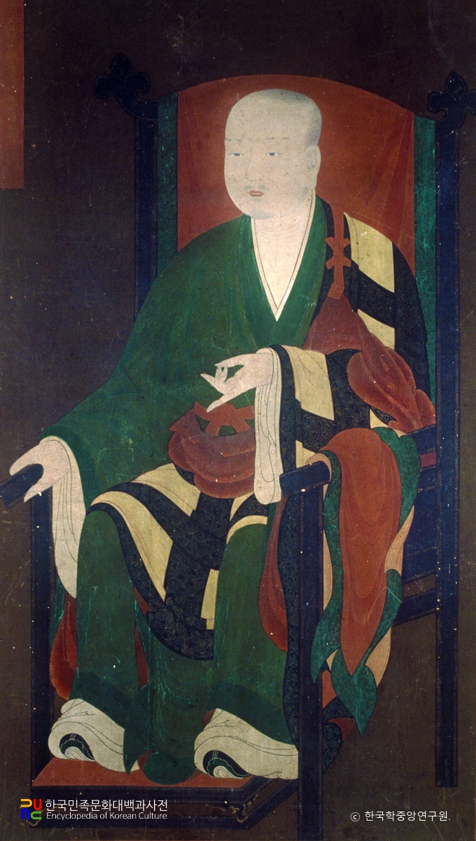 순천 송광사 십육조사 진영 / 제11세 자원국사