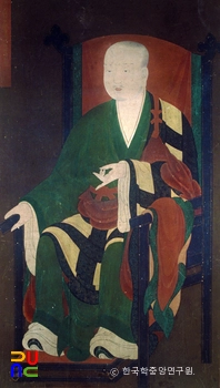 순천 송광사 십육조사 진영 / 제11세 자원국사