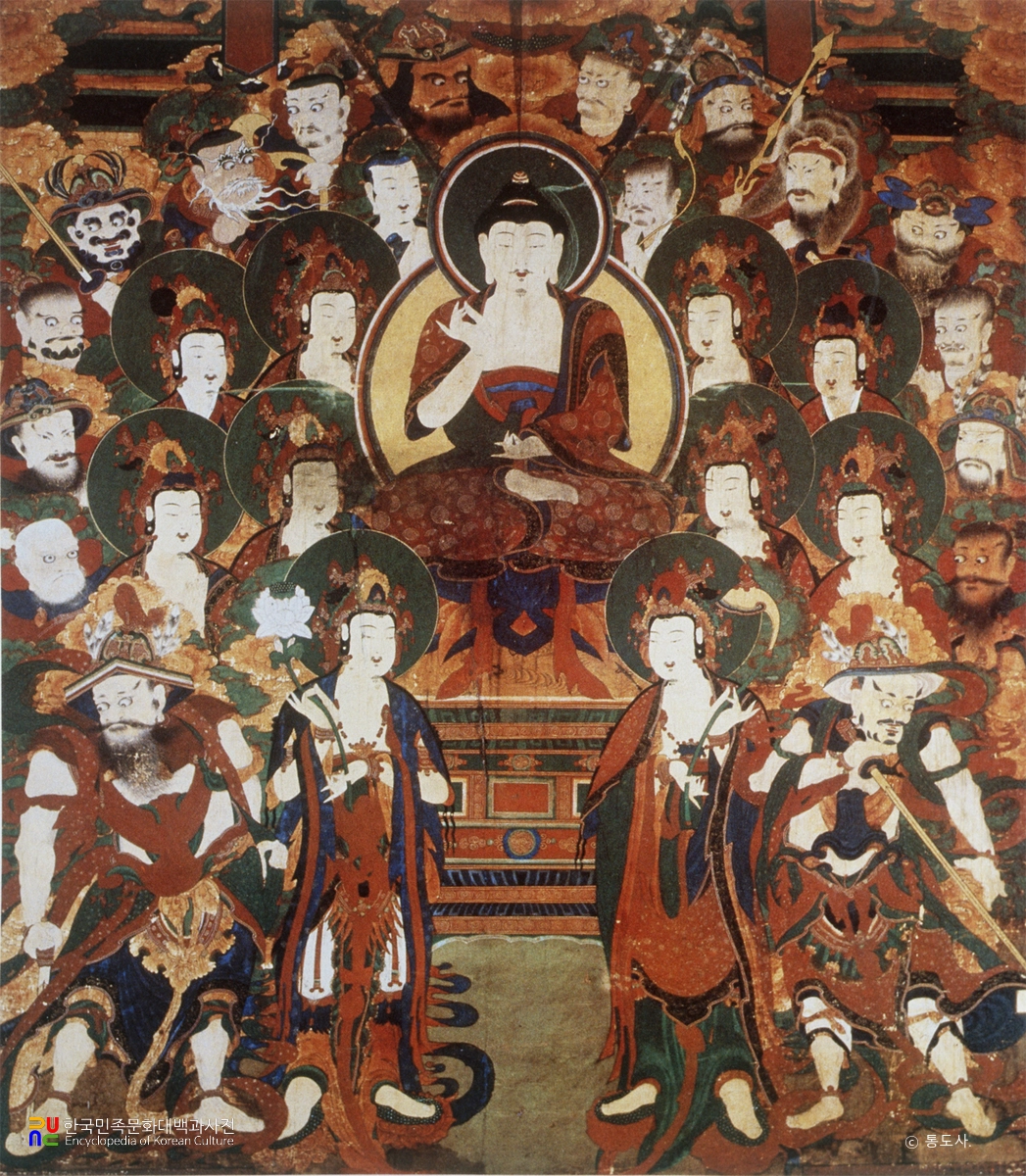 양산 통도사 약사불회도