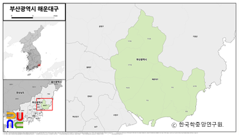 부산광역시 해운대구 법정구역도