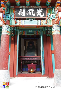 함안 무산사 중 광풍각 내부