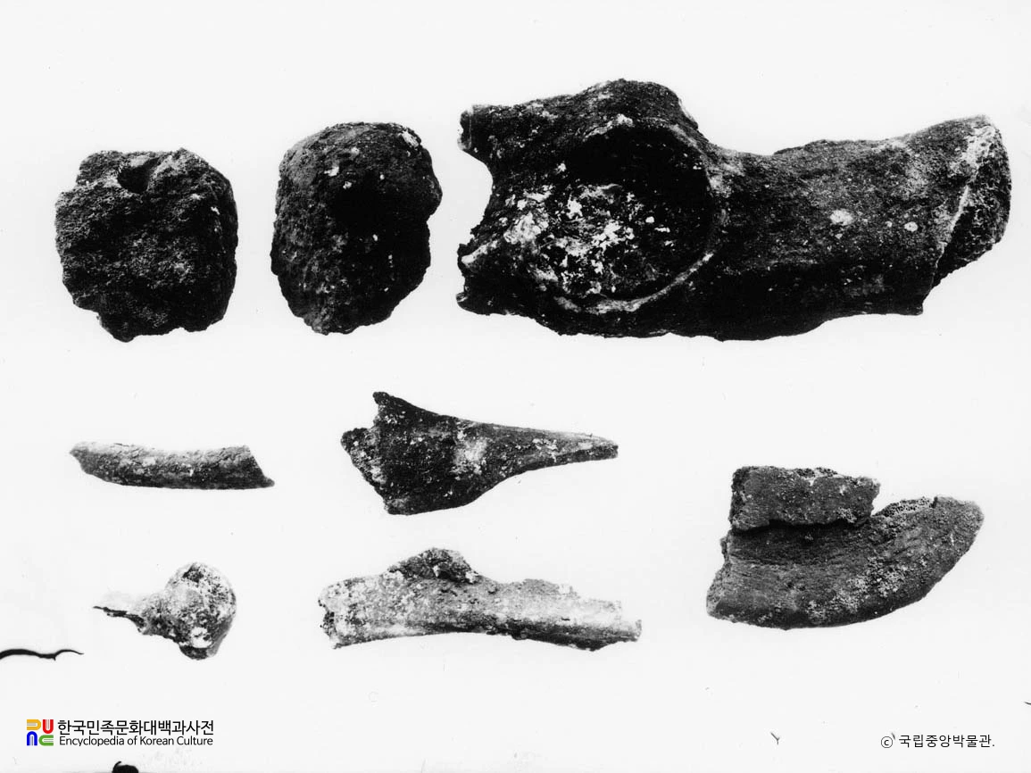 부산 영도 영선동 패총 출토 수골