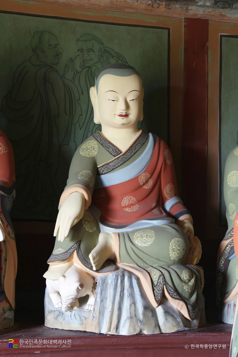 해남 미황사 십육나한상