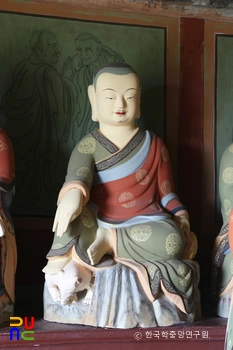 해남 미황사 십육나한상