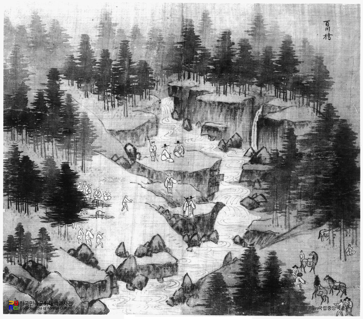 정선필 백천교(신묘년풍악도첩)