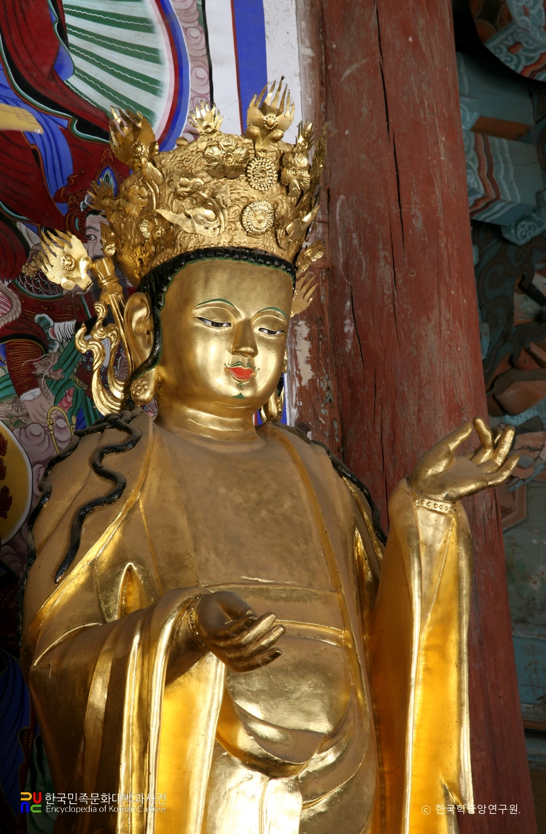 나주 불회사 소조보살입상