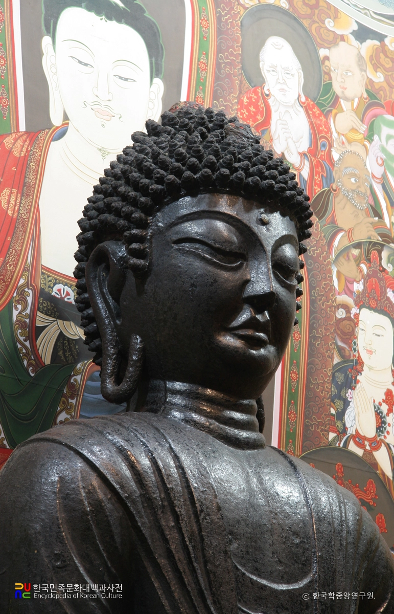 충주 단호사 철조여래좌상